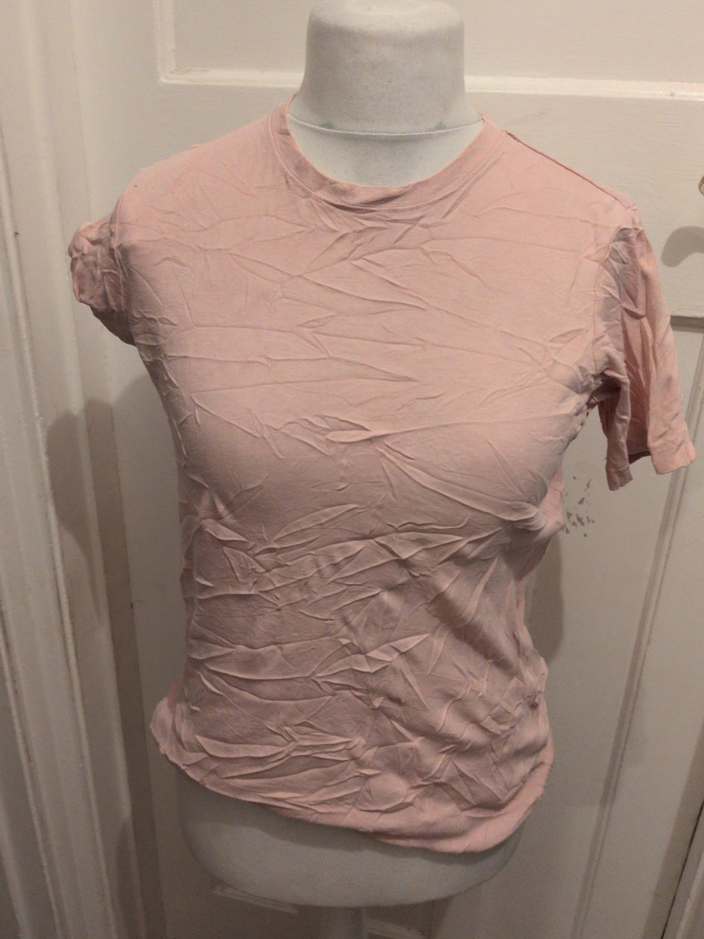 Cotton Traders Medium Pink Short Sleeve Ladies T-shirt