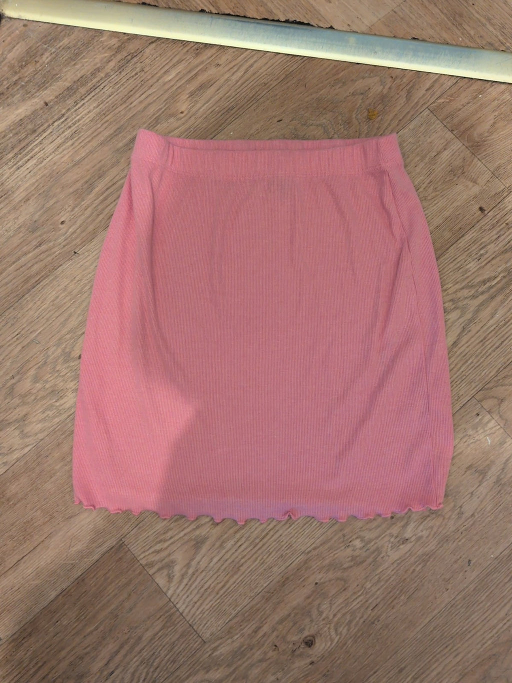 Primark Small 10-12 Pink Knee Length Skirt Elasticated