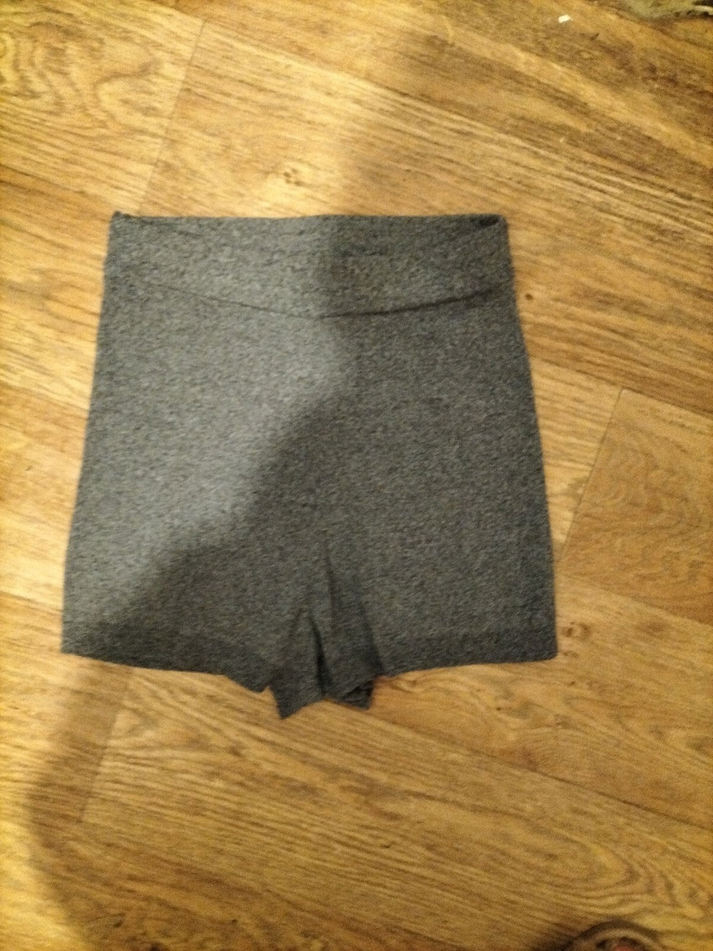 Ladies Oh Polly Small Grey Elasticated Shorts