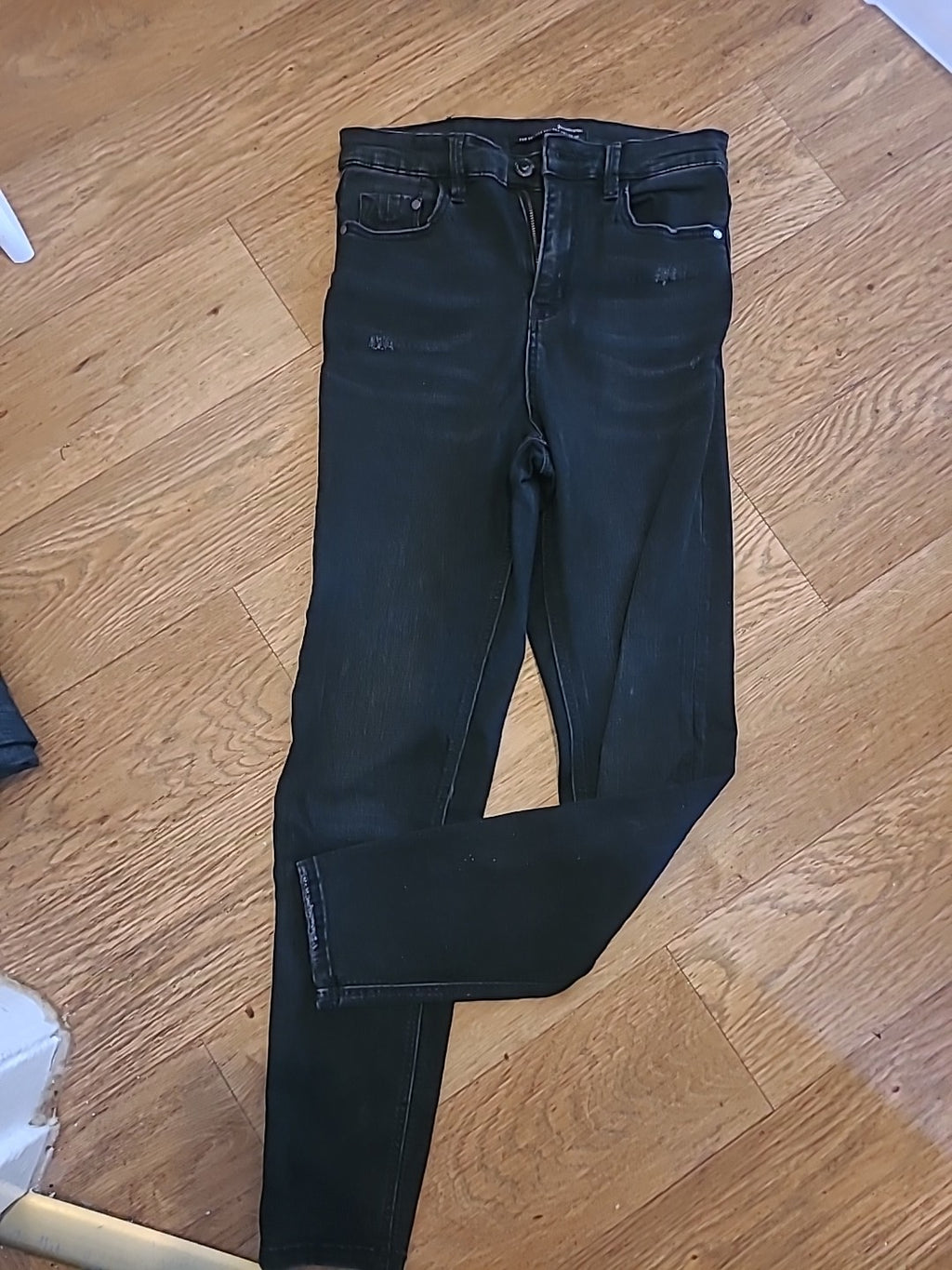 Ladies Stradivarius Size 8 Charcoal Skinny Jeans