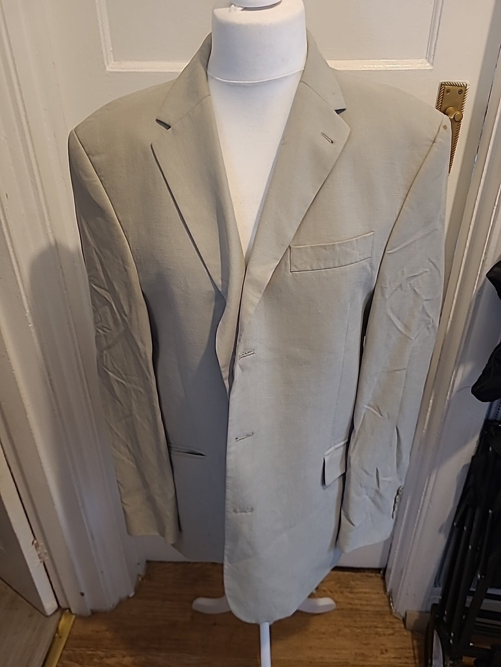 Mens Next Size 44 Regular Beige Long Sleeve Blazer