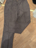 Damart 22 Mauve Fleck Elasticated Straight Leg Trousers