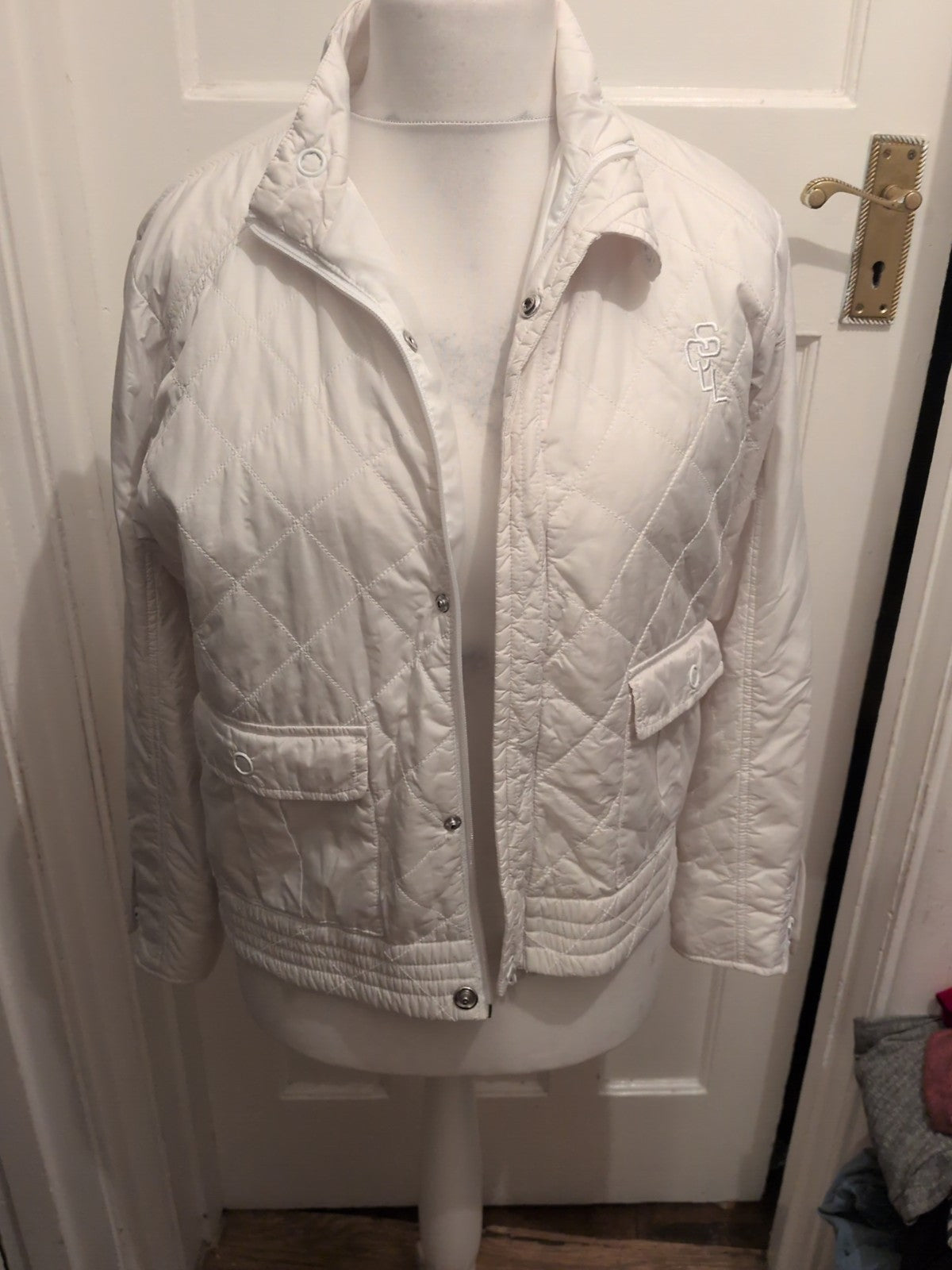Csi Large White Zipped Jacket
