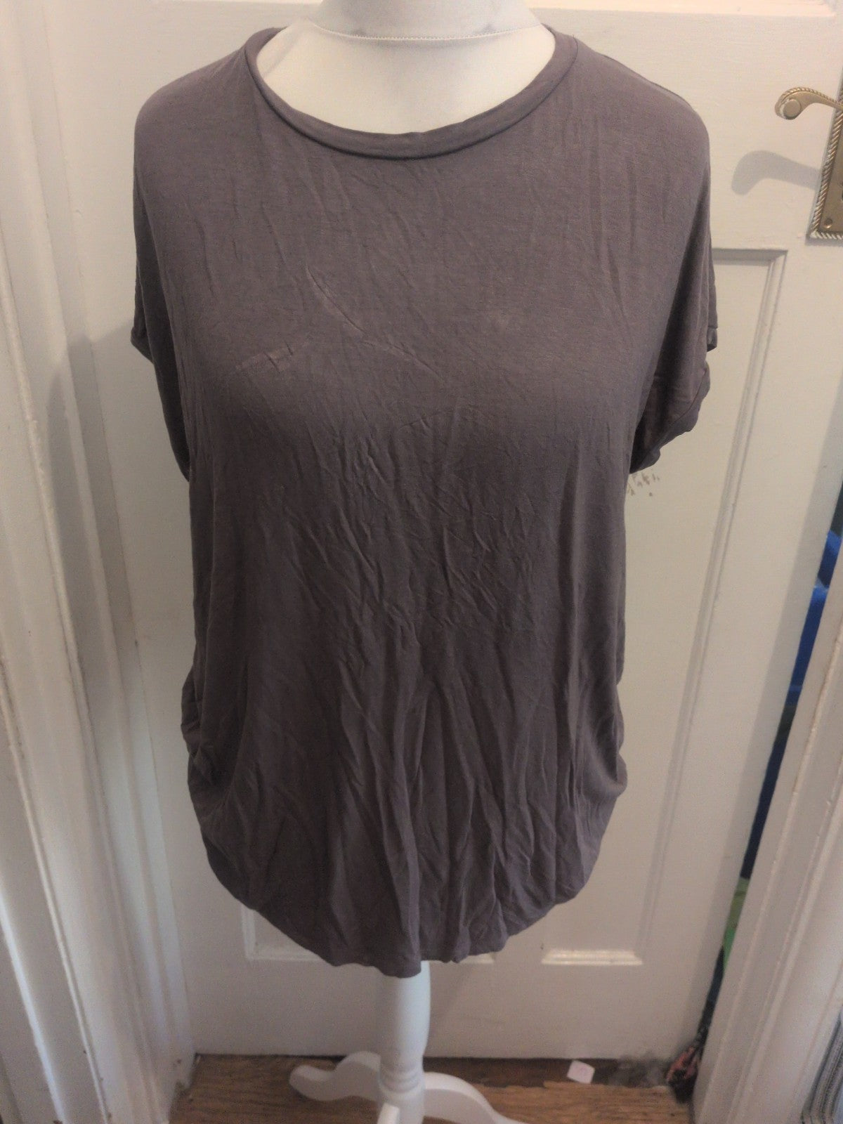 Tu 18 Relaxed Fit Grey Short Sleeve T-shirt