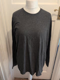 Mens Livergy Size XL Dark Grey Long Sleeve T-shirt