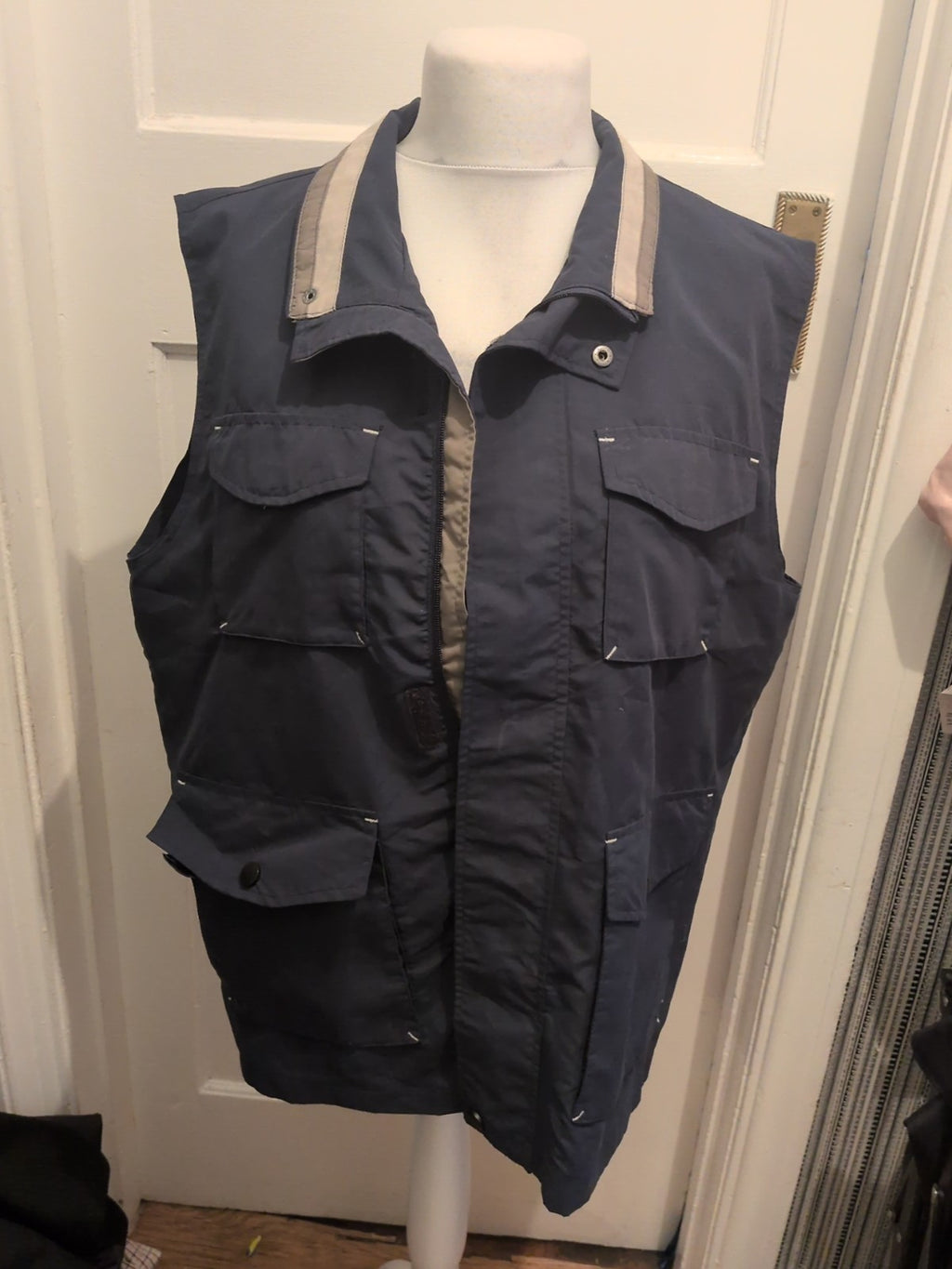 Premier Man 40/42 Navy Sleeveless Jacket