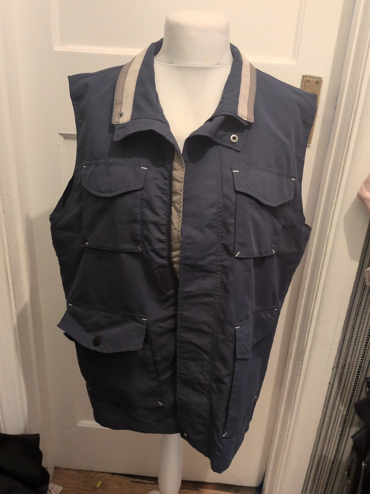 Premier Man 40/42 Navy Sleeveless Jacket