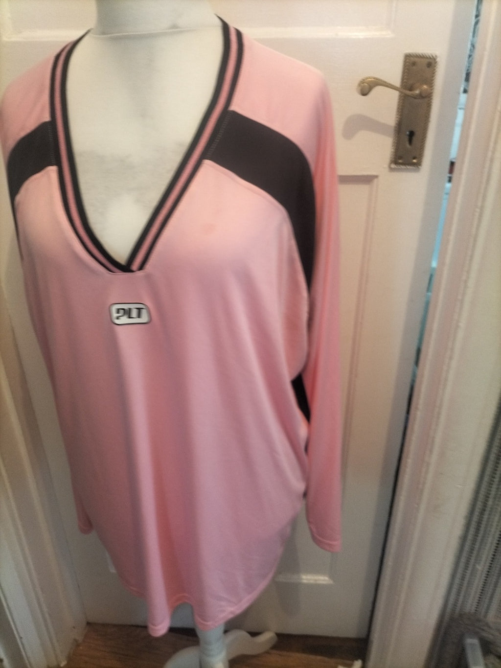 Mens PLT Size XL Pink Long Sleeve T-shirt