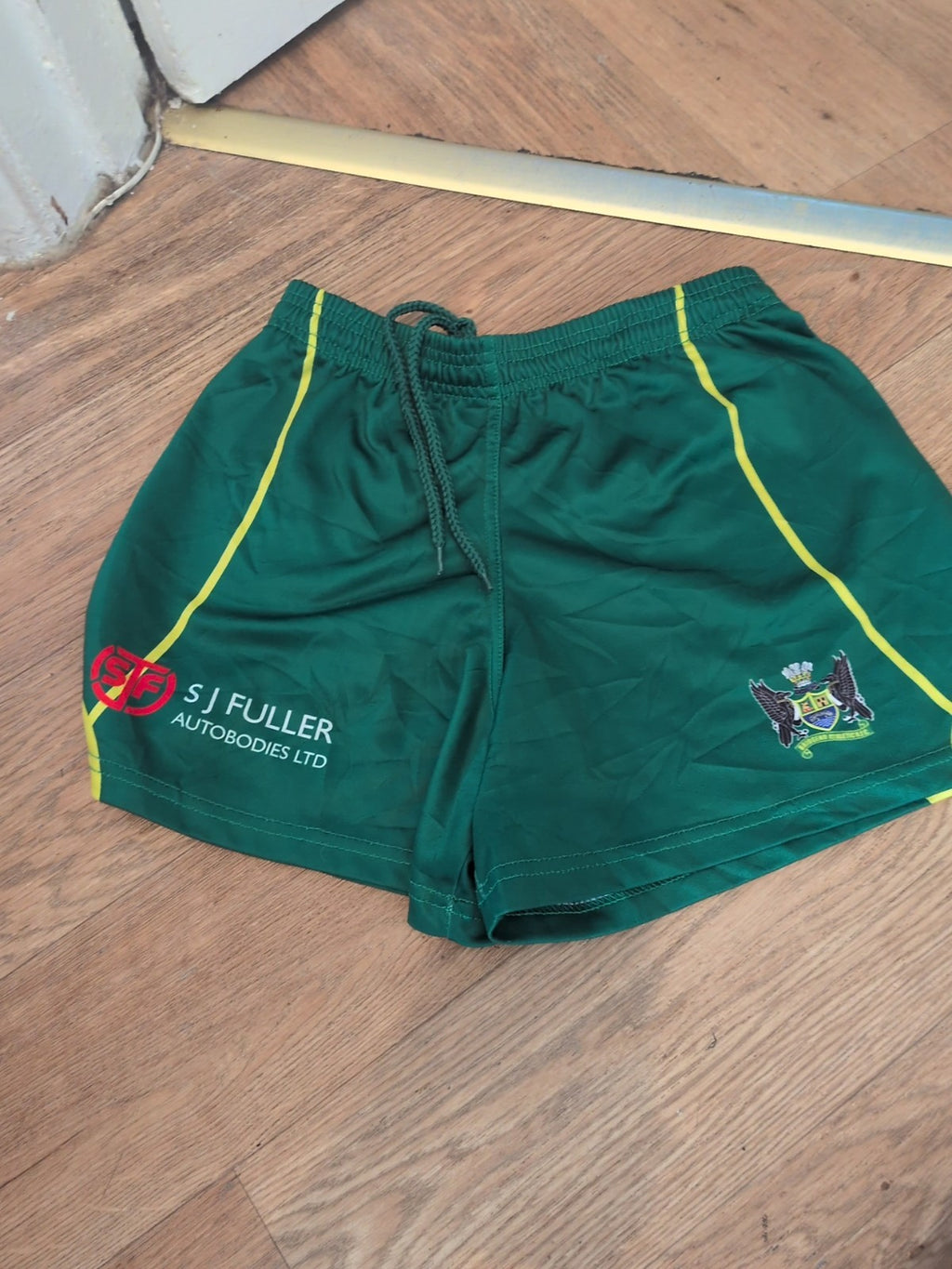 Youth 30" Bridgend Elasticated Green Shorrs