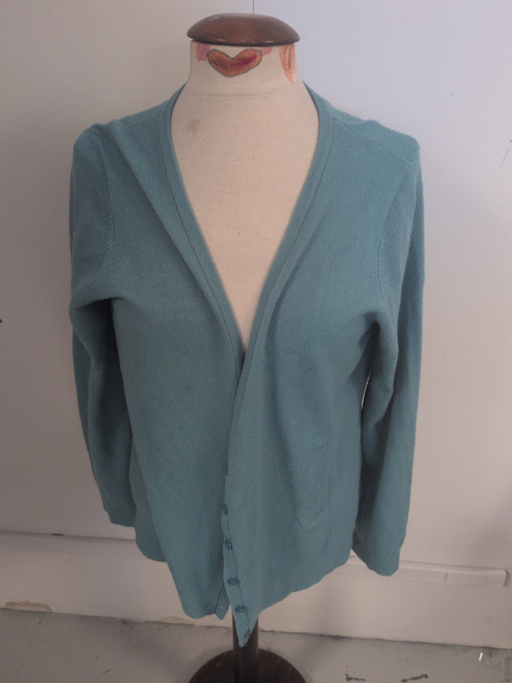 Tu 20 Aqua Turquoise Buttoned Cardigan