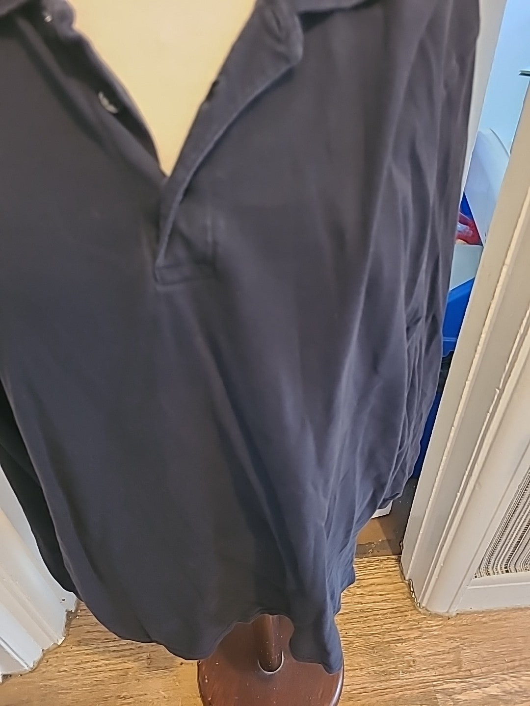 Mens Bc Collection Size Xl Navy Long Sleeved Polo Shirt