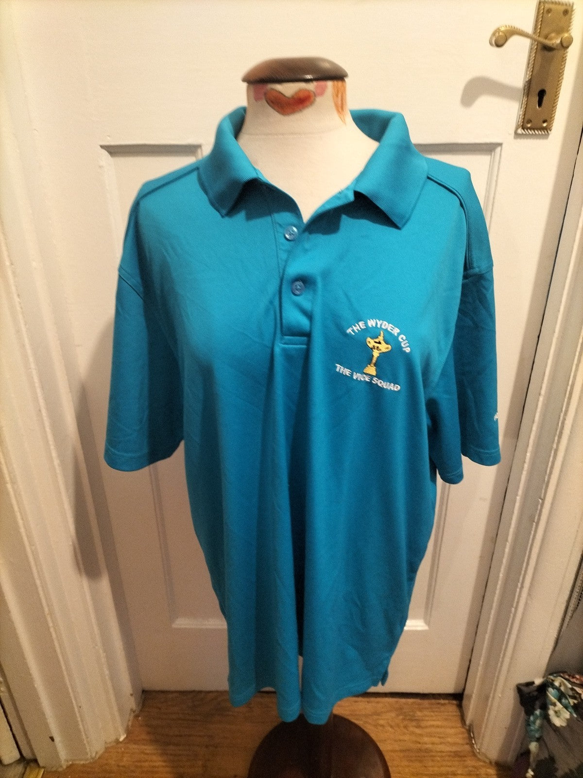Mens Callaway Size XL Blue The Wyder Cup The Vice Squad Short Sleeve T-shirt