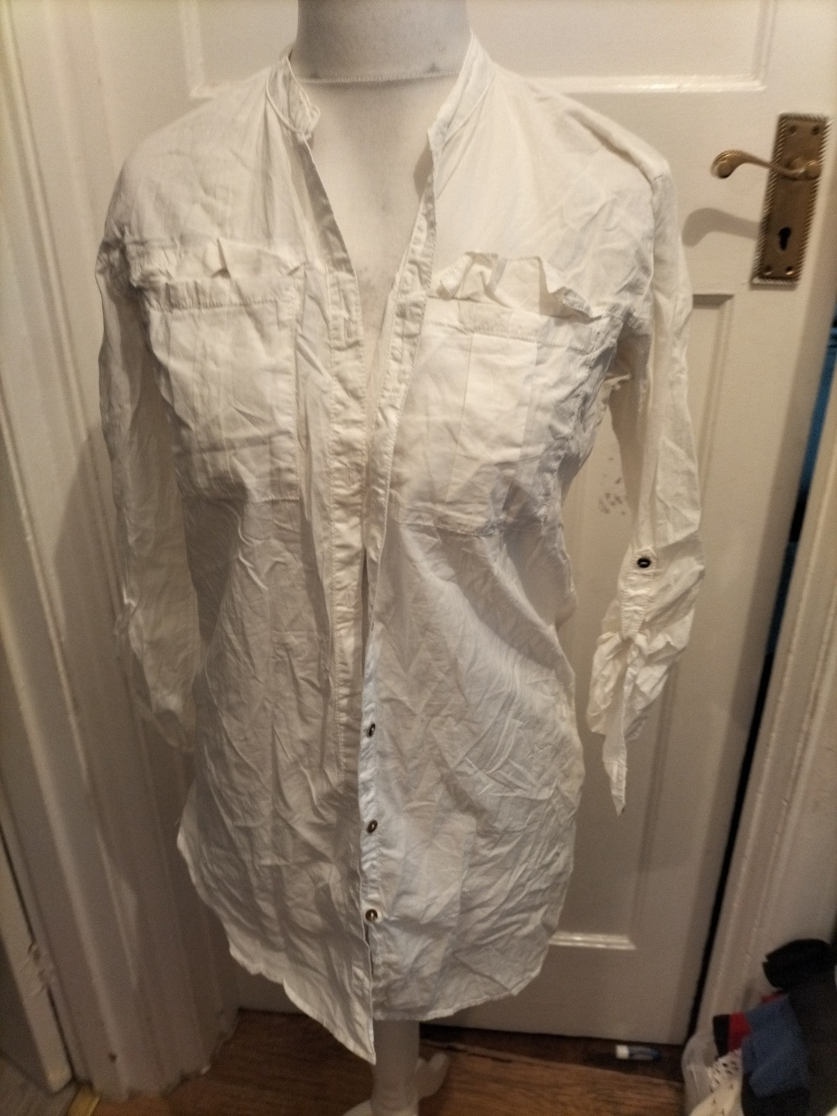 Logg 8 White Buttoned Blouse