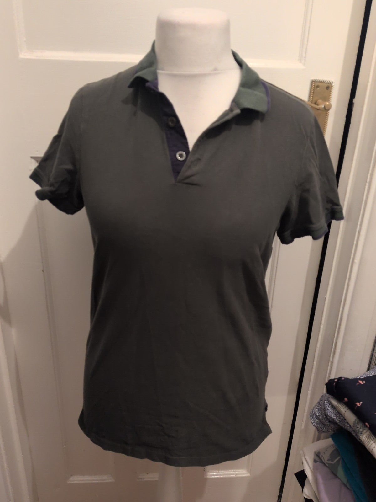Mountain Warehouse Small Dark Green Short Sleeve Polo