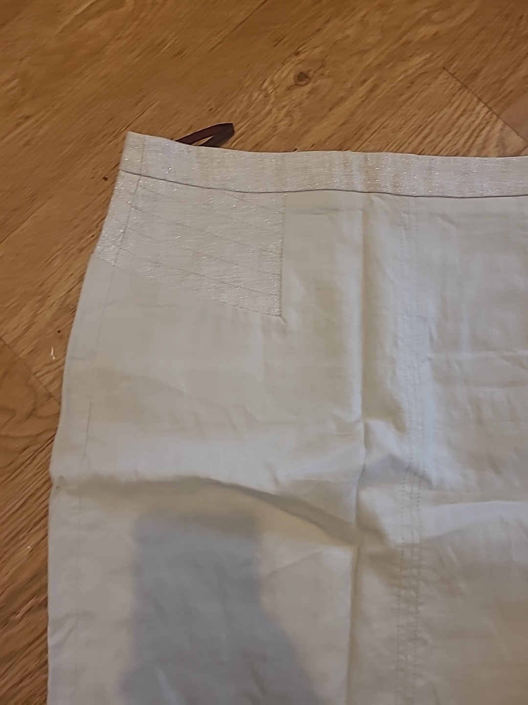 Ladies Comptoir Des Cotonniers Size 10-12 Cream Pencil Skirt