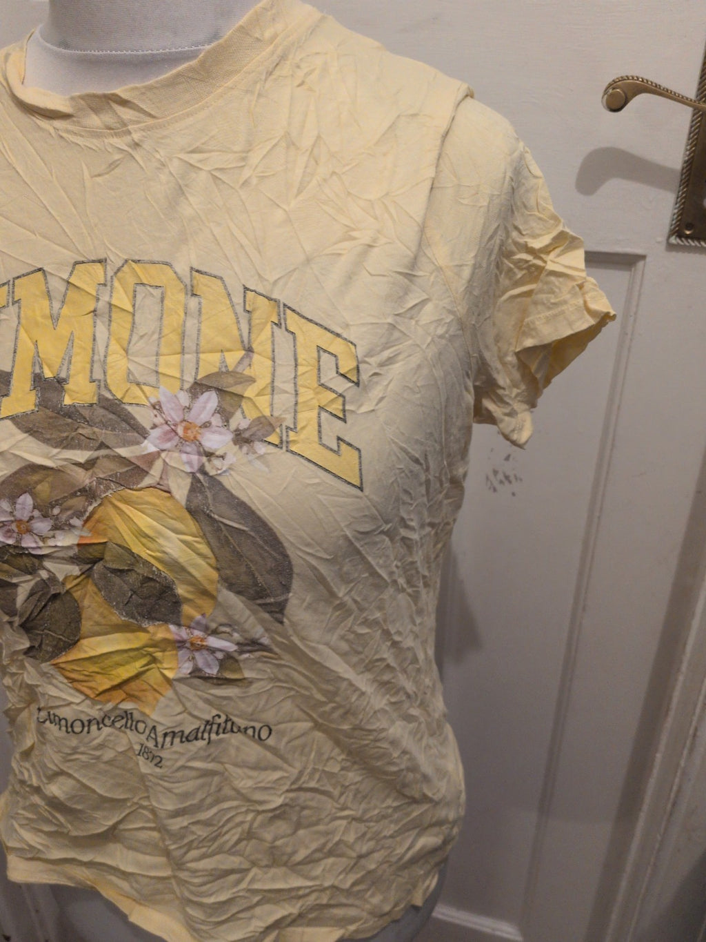 New Look 14 Yellow Printed Short Sleeve T-shirt