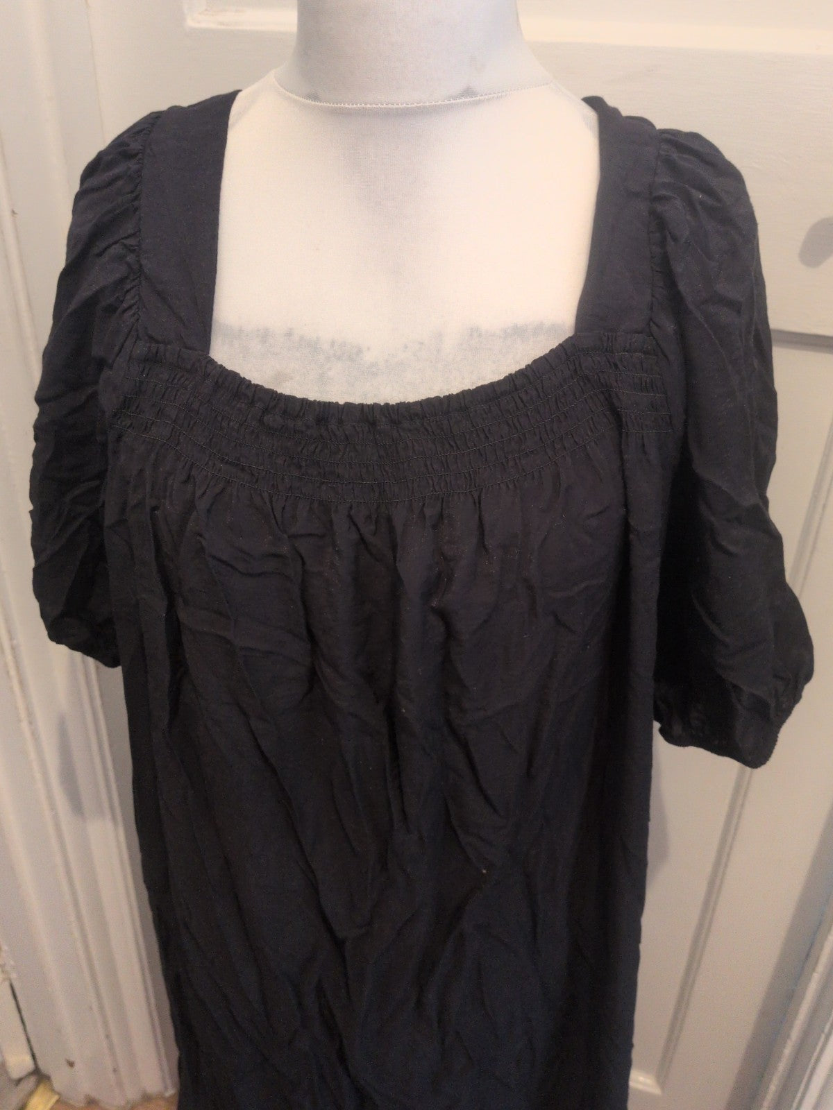Papaya 18 Black Short Sleeve Maxi Dress