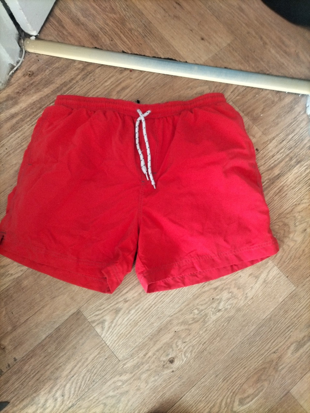 Tu Large Red Elasticated Swim Shorts