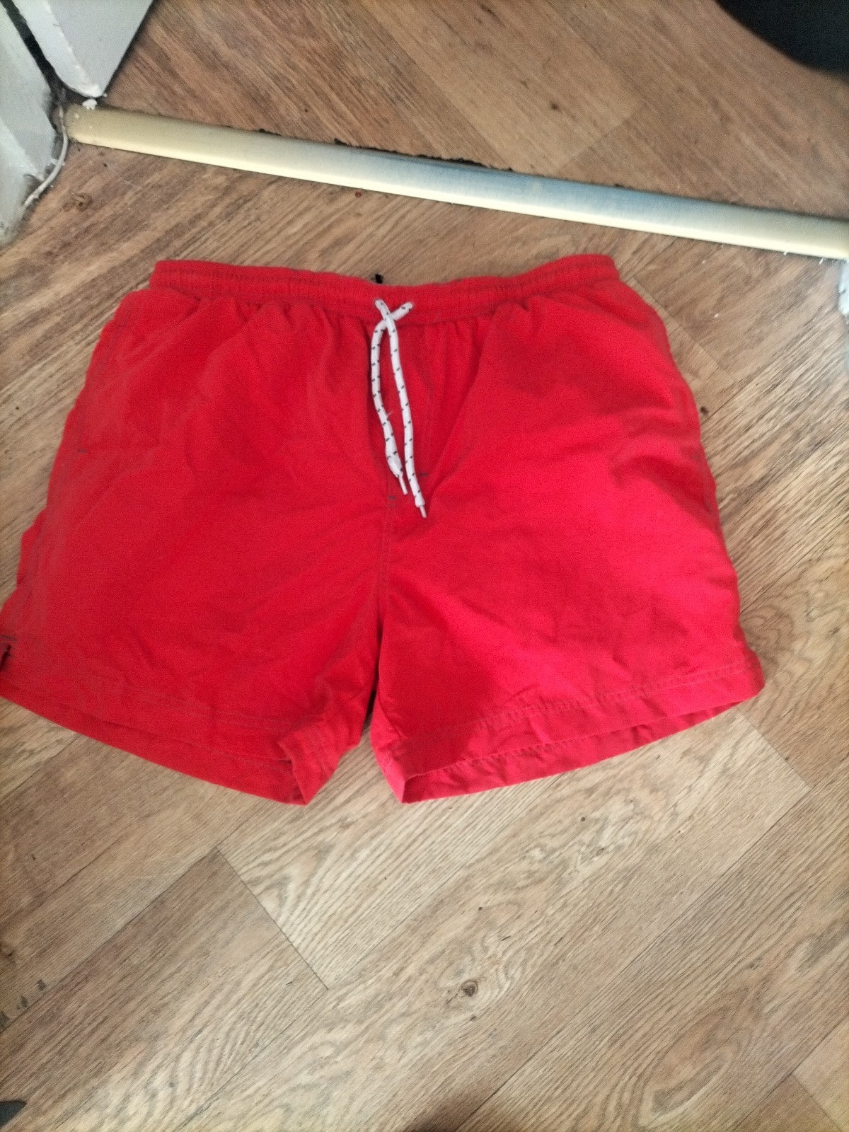 Tu Large Red Elasticated Swim Shorts