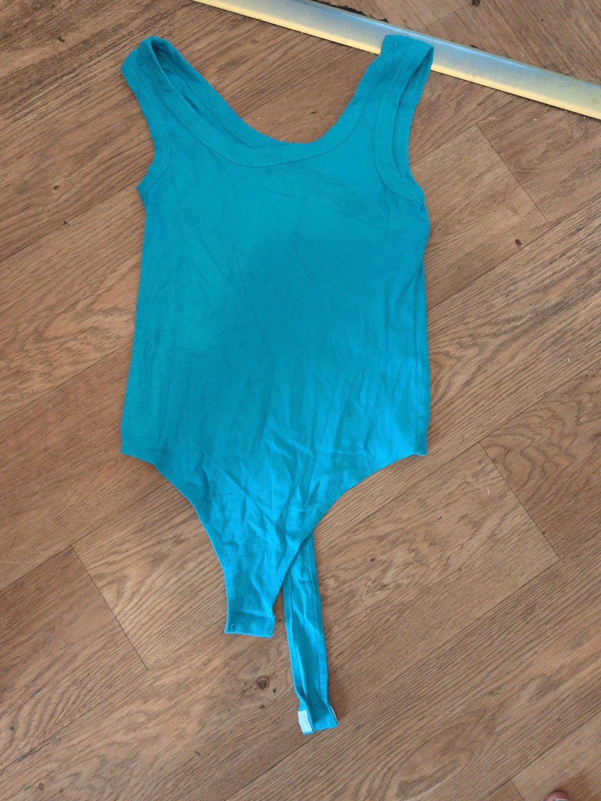 New Look 10 Aqua Blue Sleeveless Bodysuit