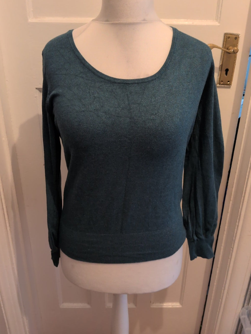 Primark 16 Dark Teal Long Sleeve Jumper