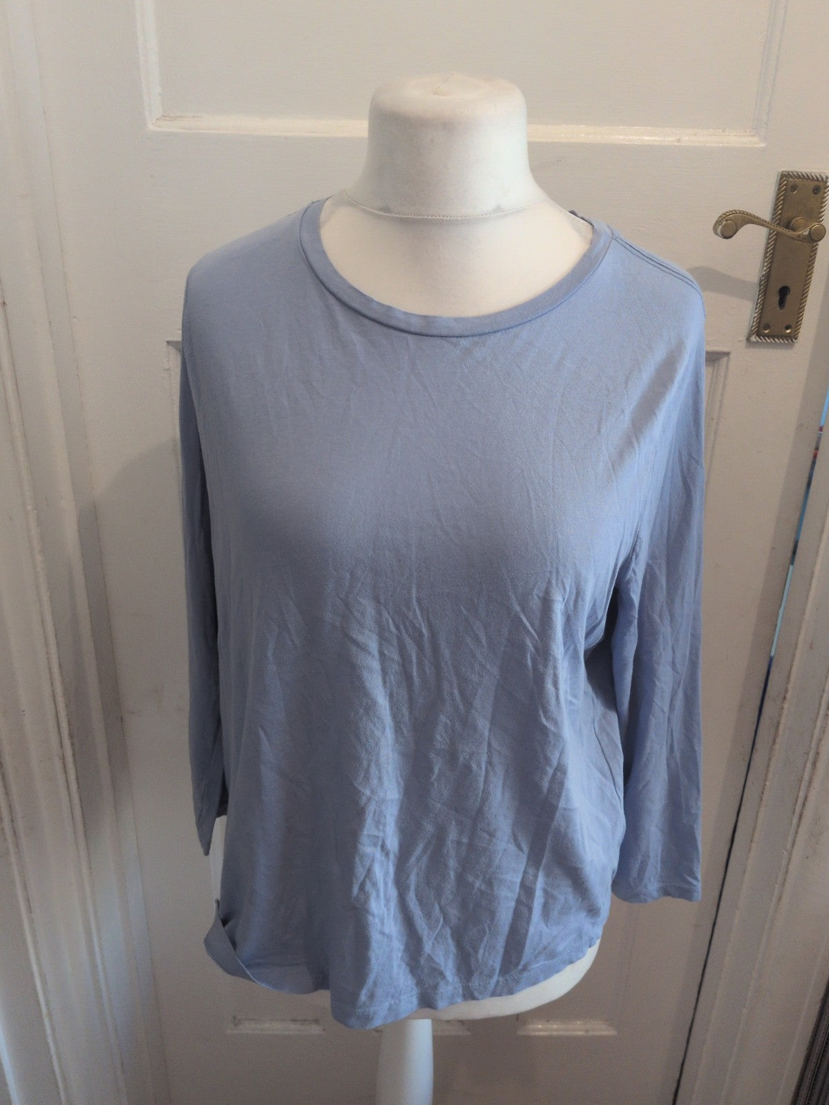 Ladies Tu Size 18 Regular Fit Long Sleeve Violet T-shirt