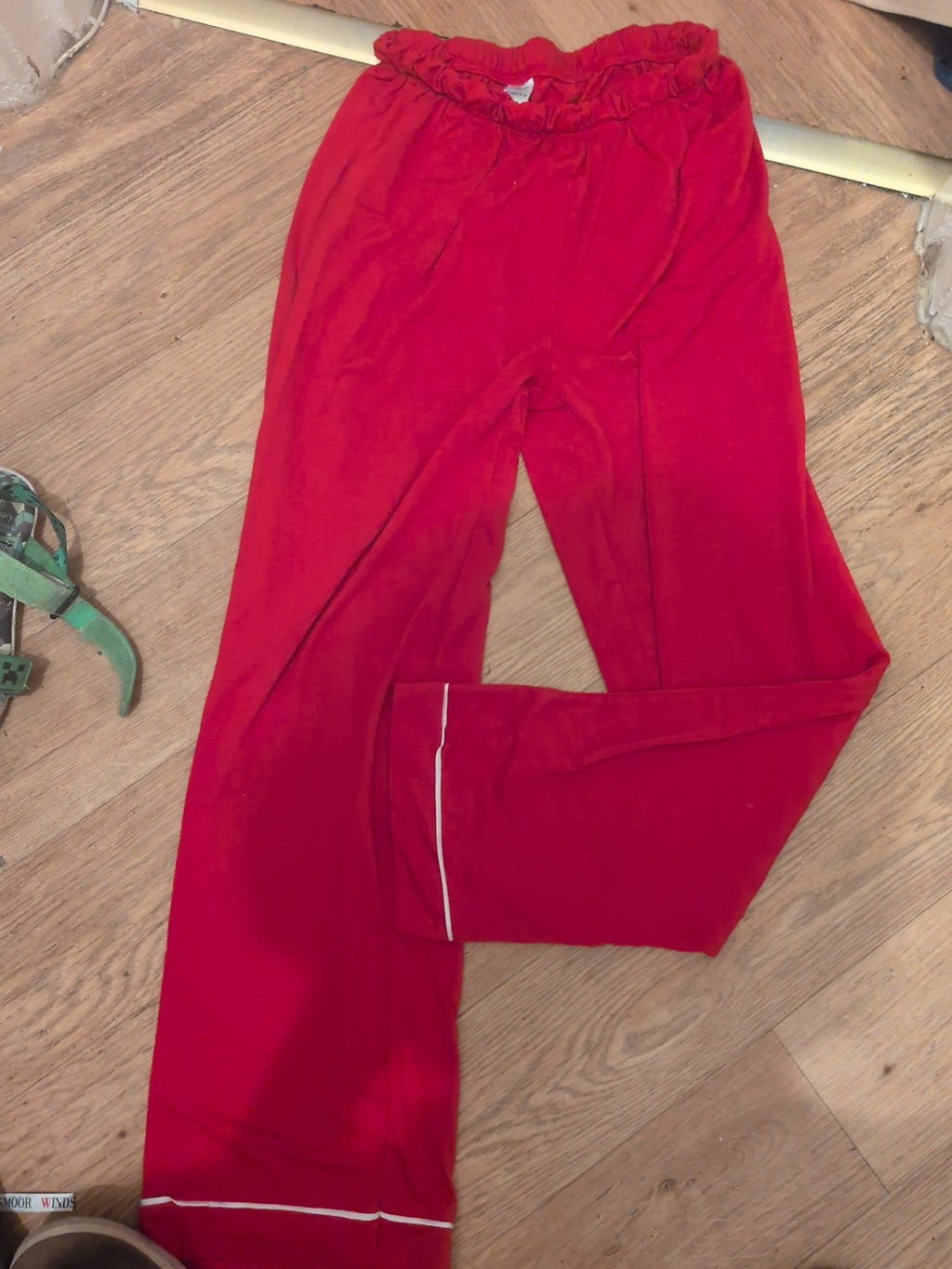 Primark Small Red Pyjama Bottoms Bobbled