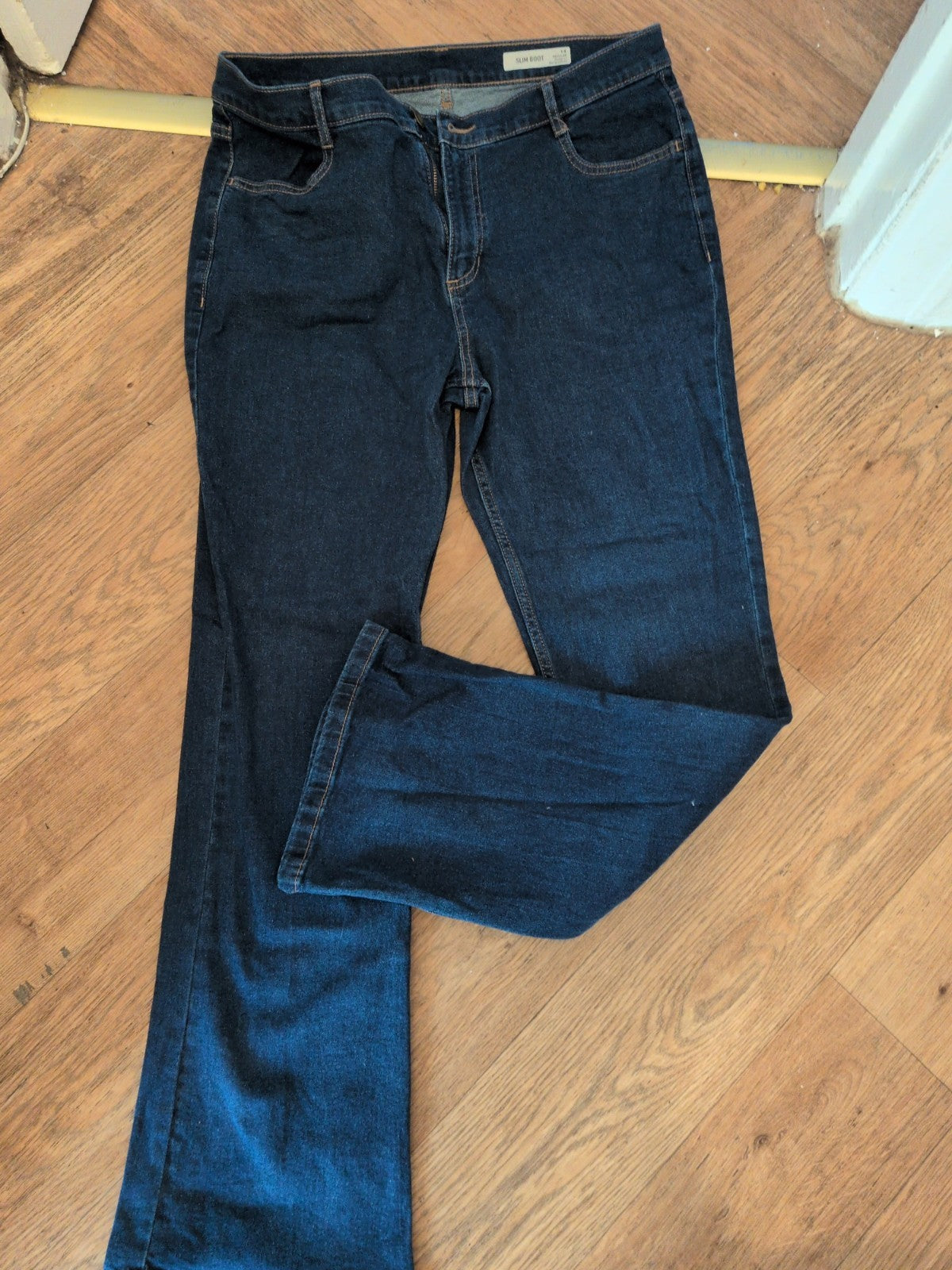 Ladies Marks And Spencer Size 14 Slim Boot Jeans