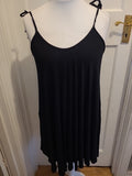 Ladies Nasty Gal Size 14 Black Cami Dress