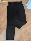 Ladies Activewear Size 14 Black Straight Leg Jeans