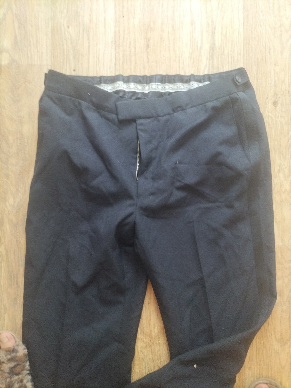 Mens Moss Bro Size Large Black Trousers