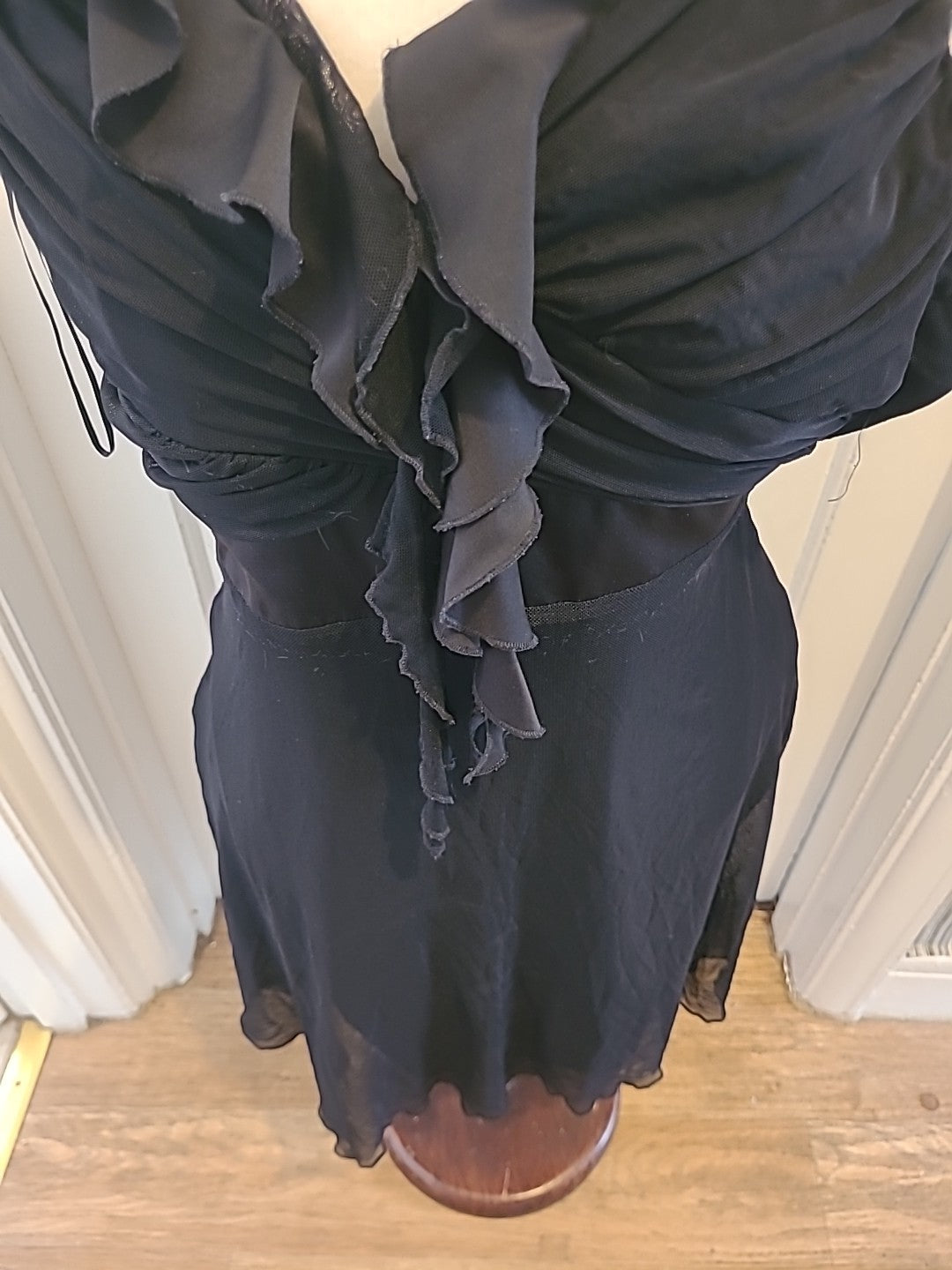 Ladies Next Size 8 Black Lined Sleeveless Pencil Dress