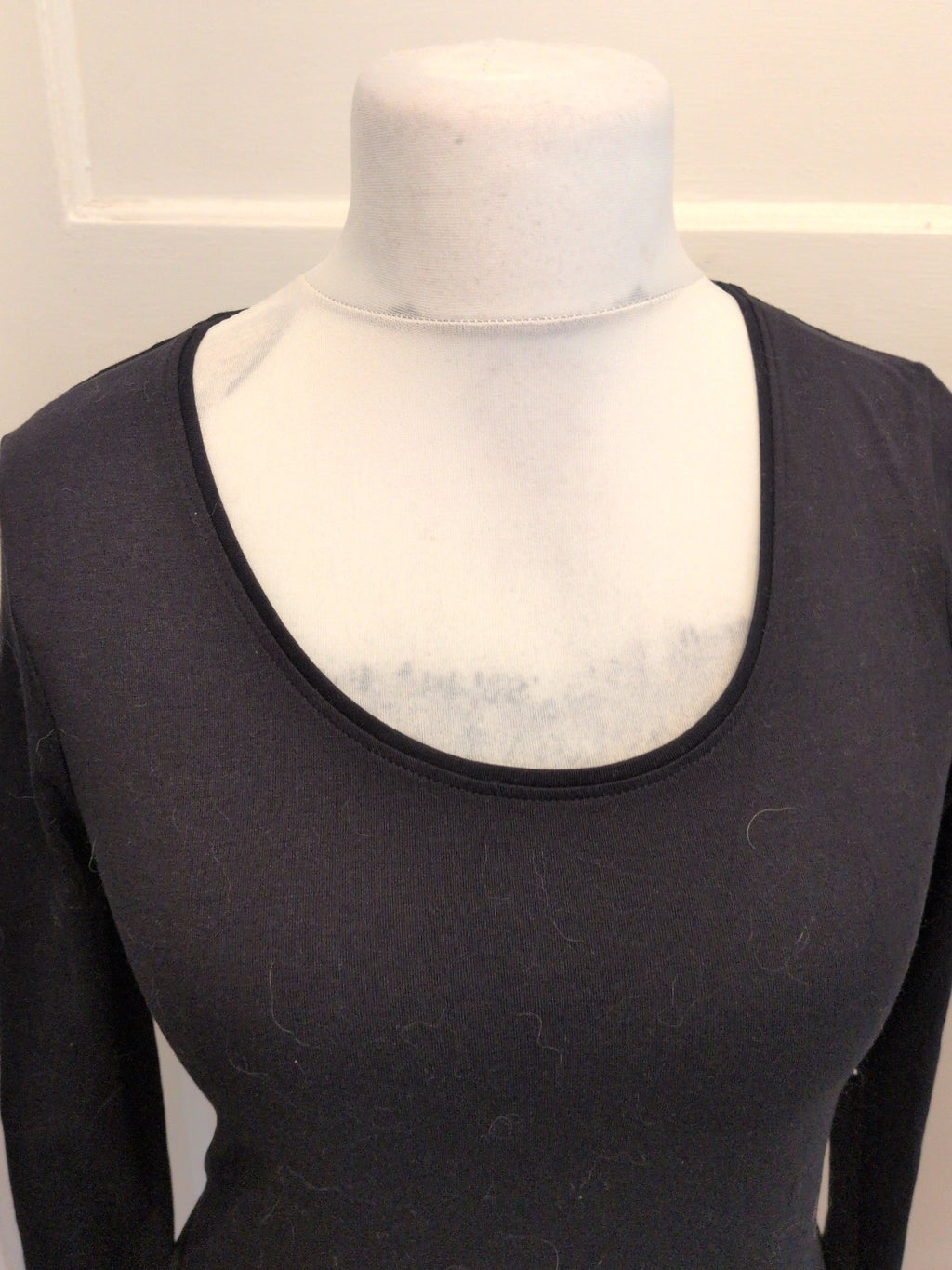 George 10 Long Sleeve Black T-shirt