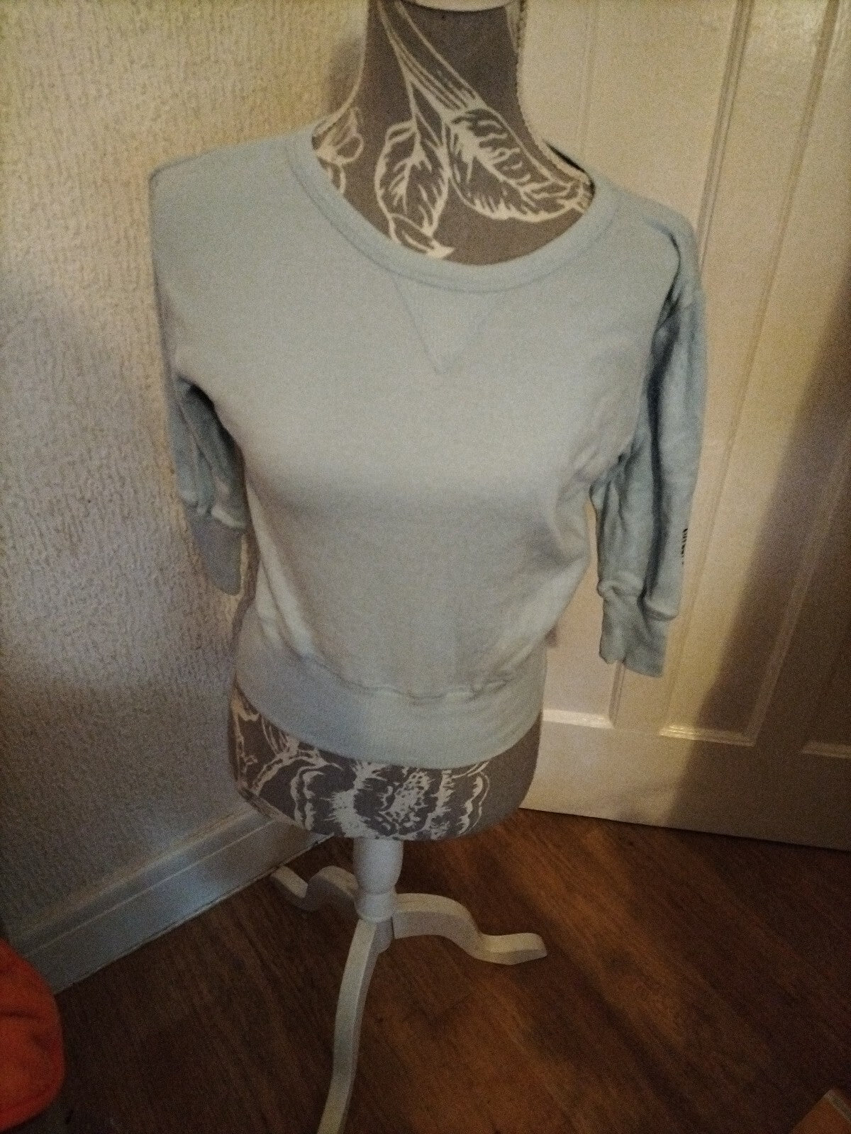 Ladies Chillipepper Size Small Pale Blue Jumper