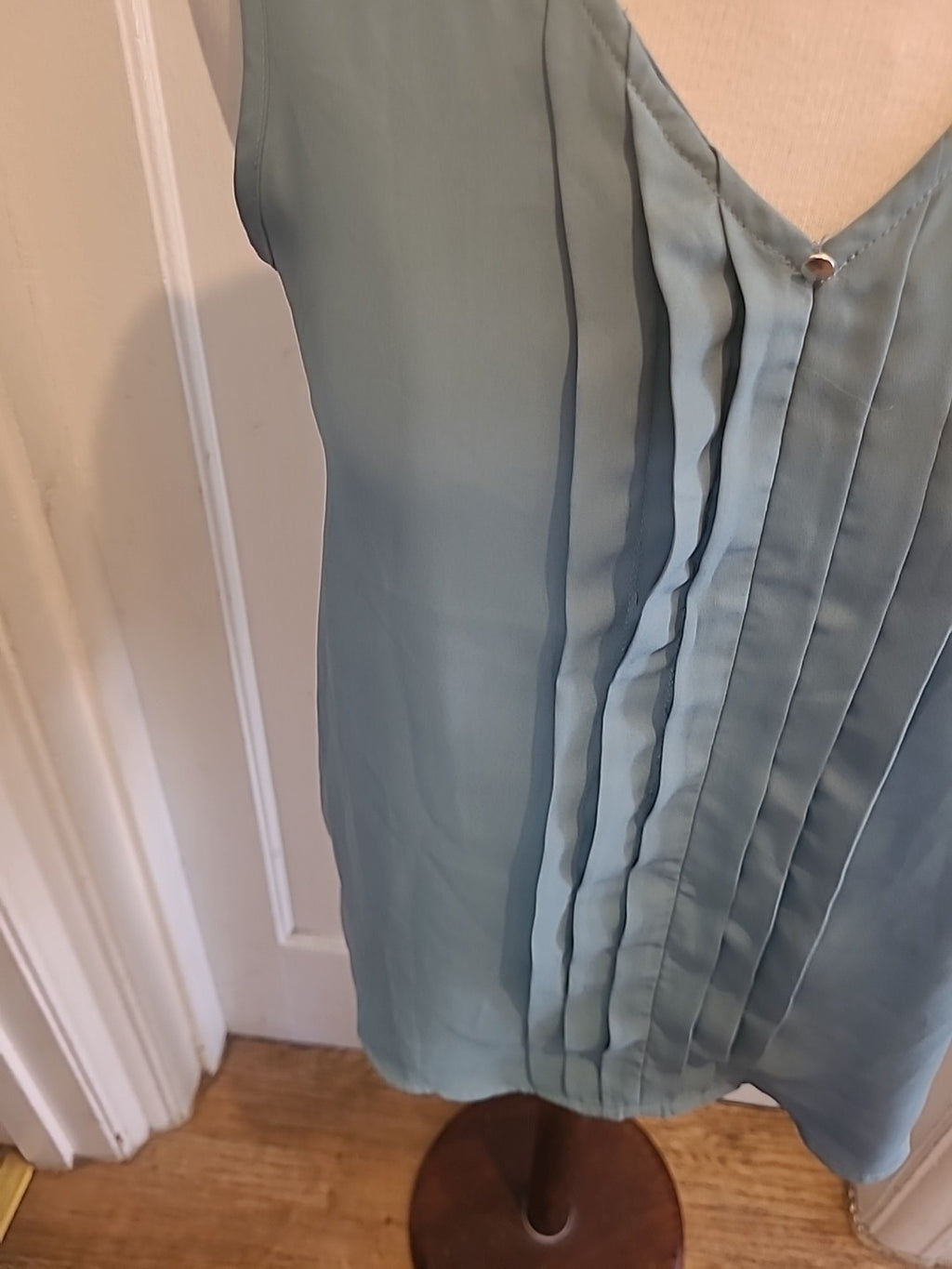 Ladies Primark Size 10 Teal Sleeveless Blouse