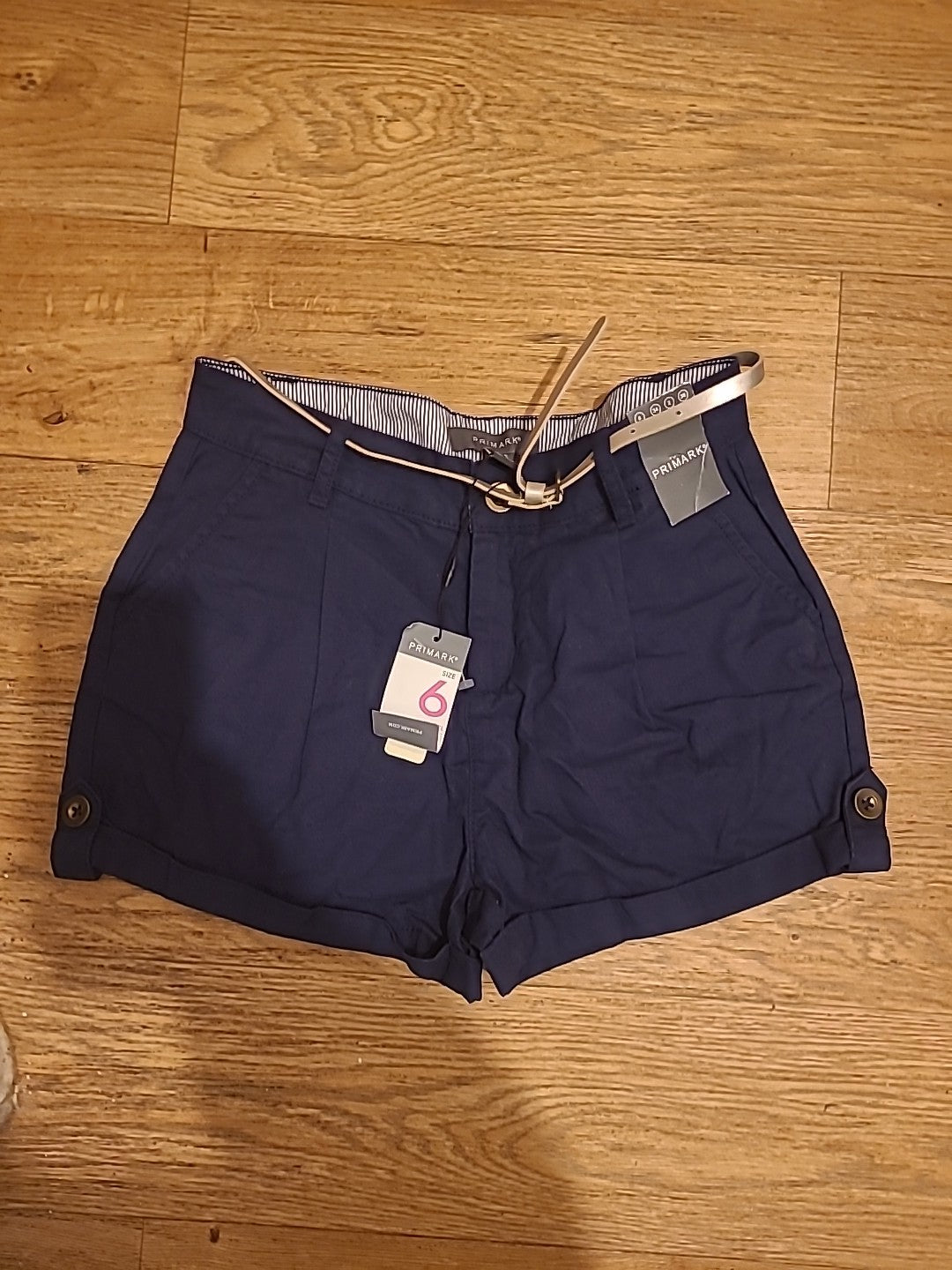 Brand New Ladies Primark Size 6 Navy Shorts