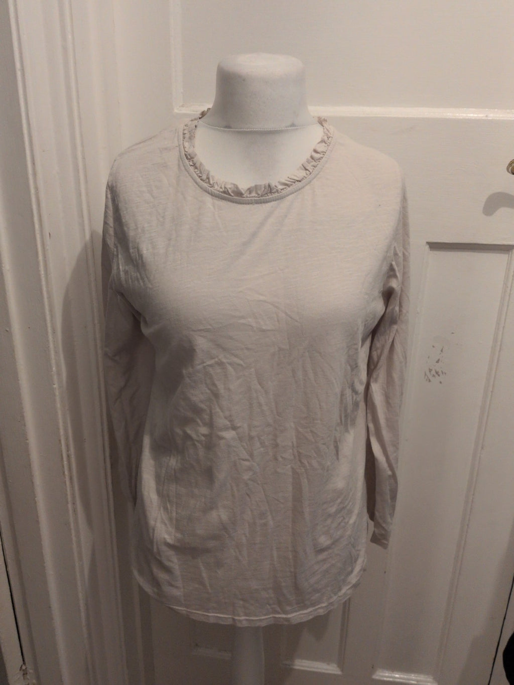 Large Pale Grey Long Sleeve T-shirt