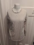 Large Pale Grey Long Sleeve T-shirt