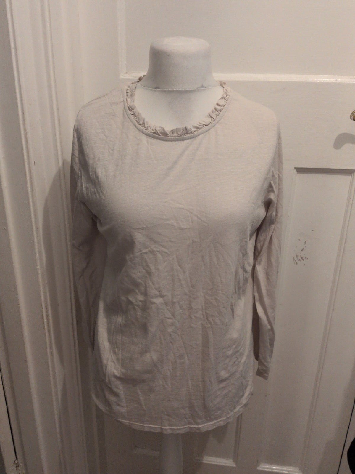 Large Pale Grey Long Sleeve T-shirt