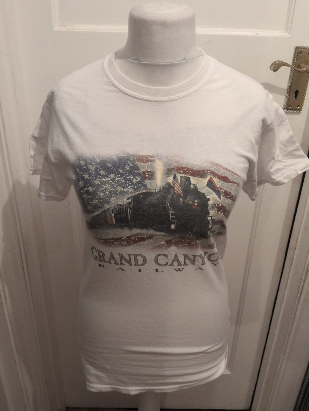 Mens Gildan Size Small Grand Canyon Print Short Sleeve T-shirt
