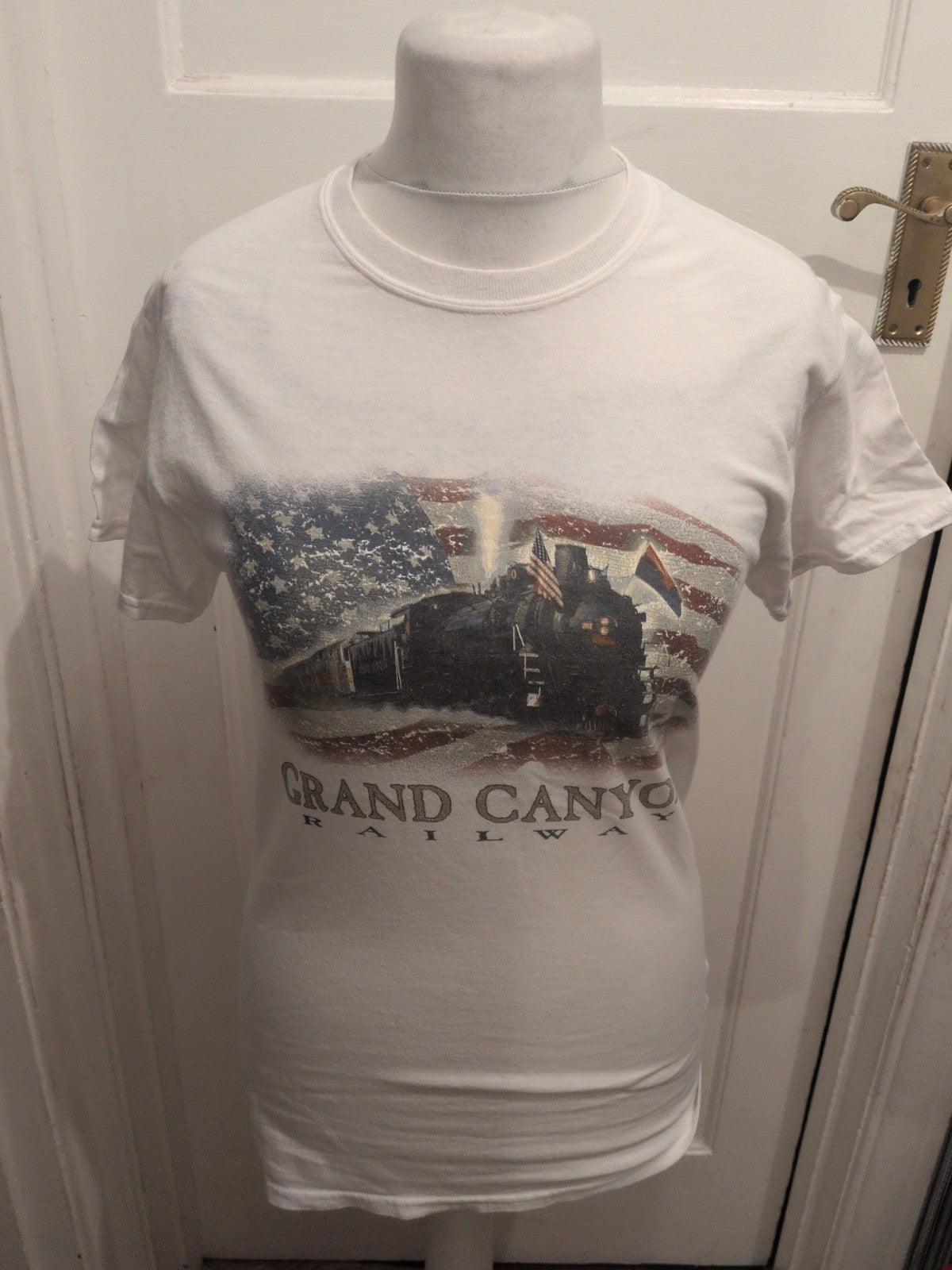 Mens Gildan Size Small Grand Canyon Print Short Sleeve T-shirt