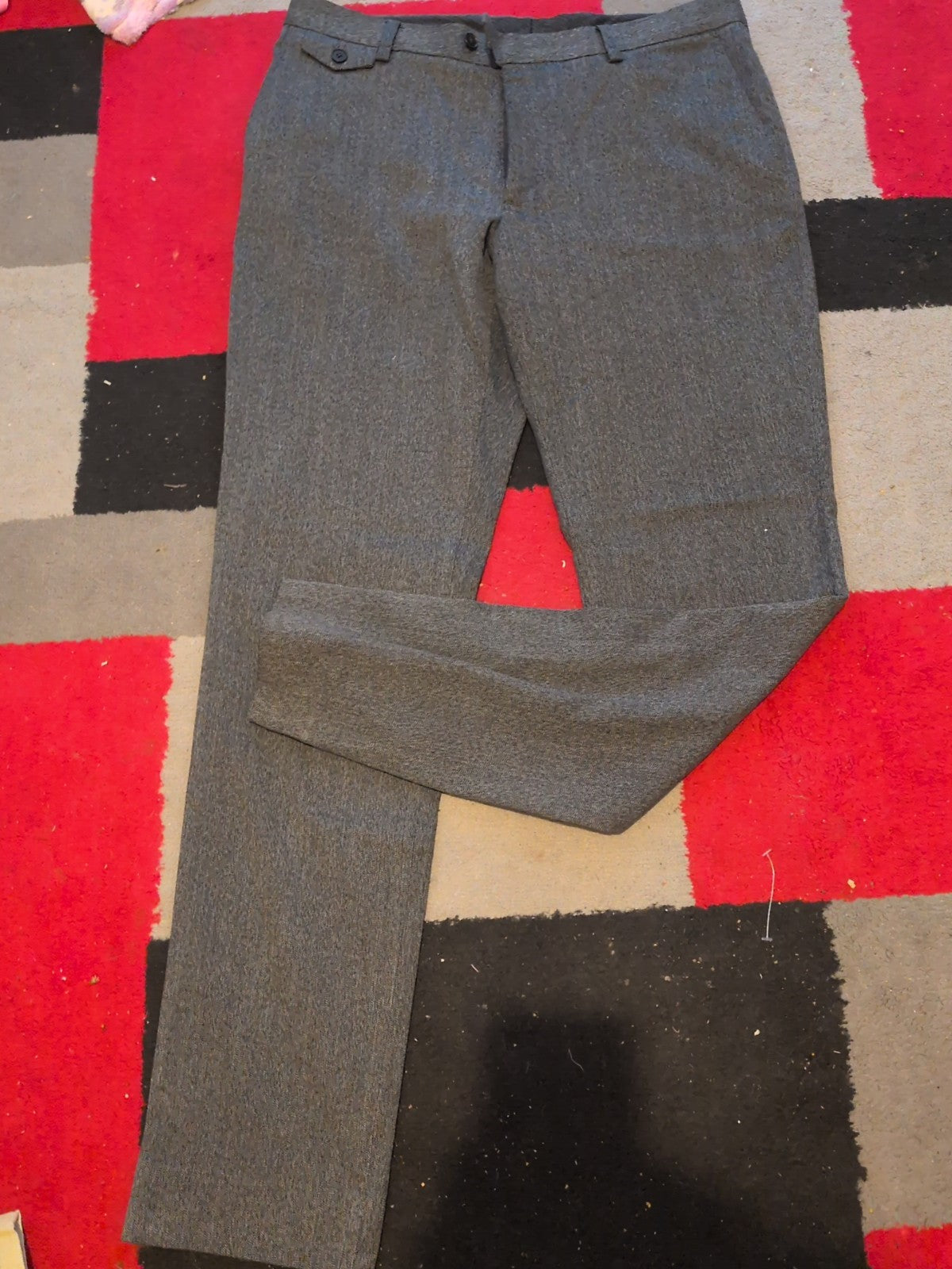 Next 34/33 Grey Trousers Smart