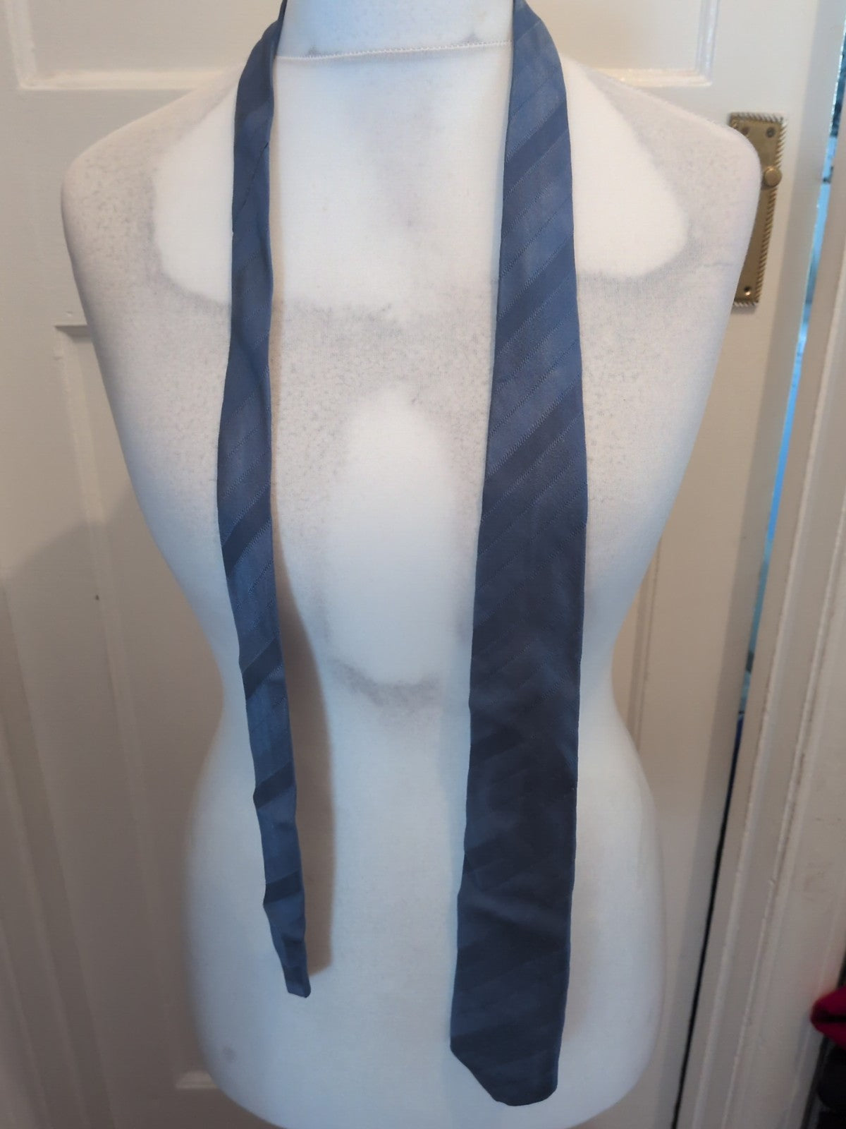 Classic Tie Blue Striped Pattern Tie