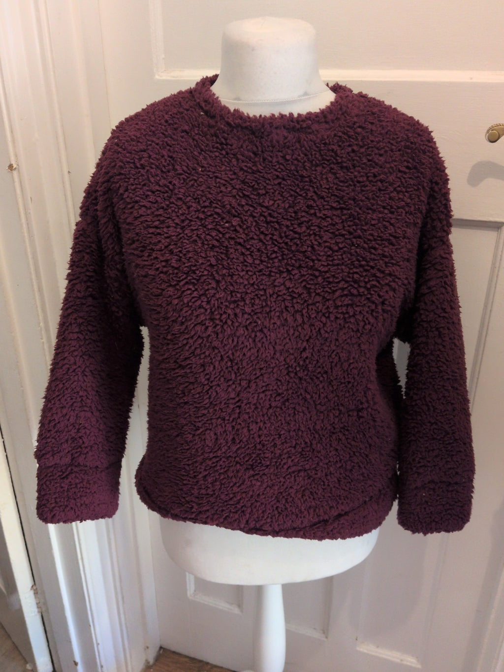 Marks And Spencer XS Purple Fluffy Pyjama Top