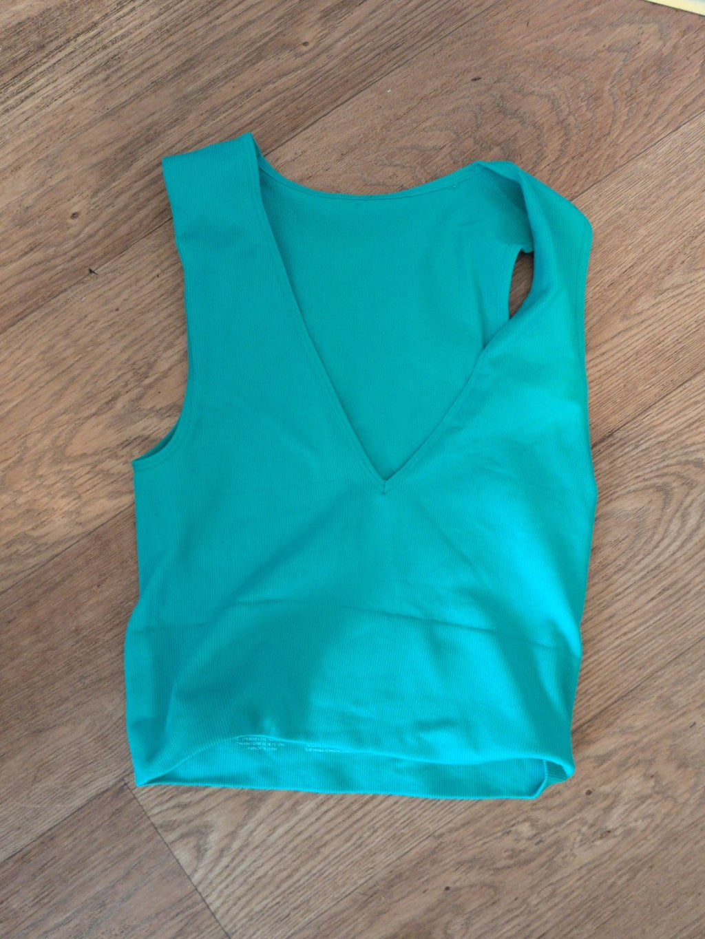 Primark Small Mint Green Tank Vest Top Sleeveless