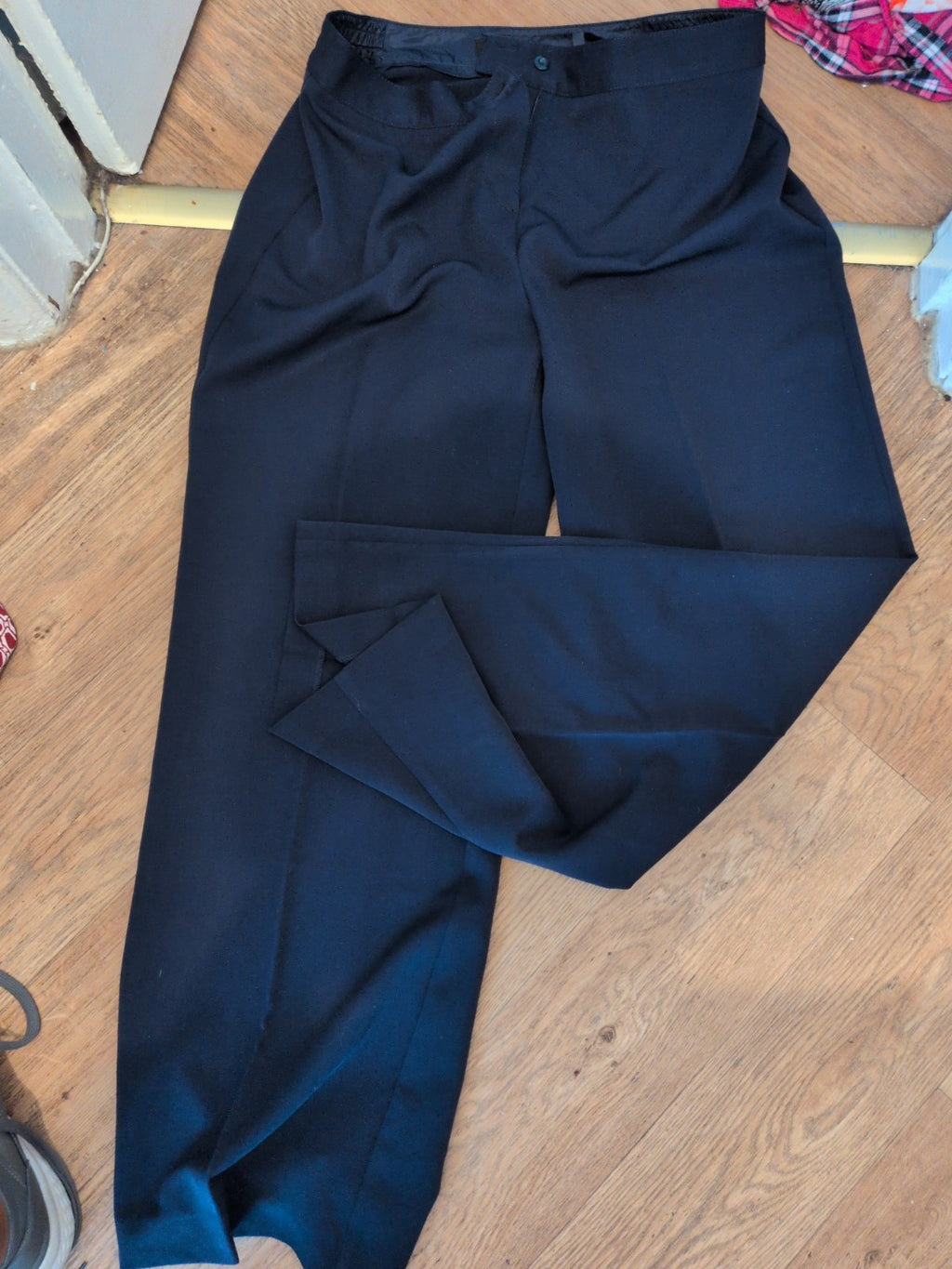 Label Be 16 Navy Trousers Straight Leg