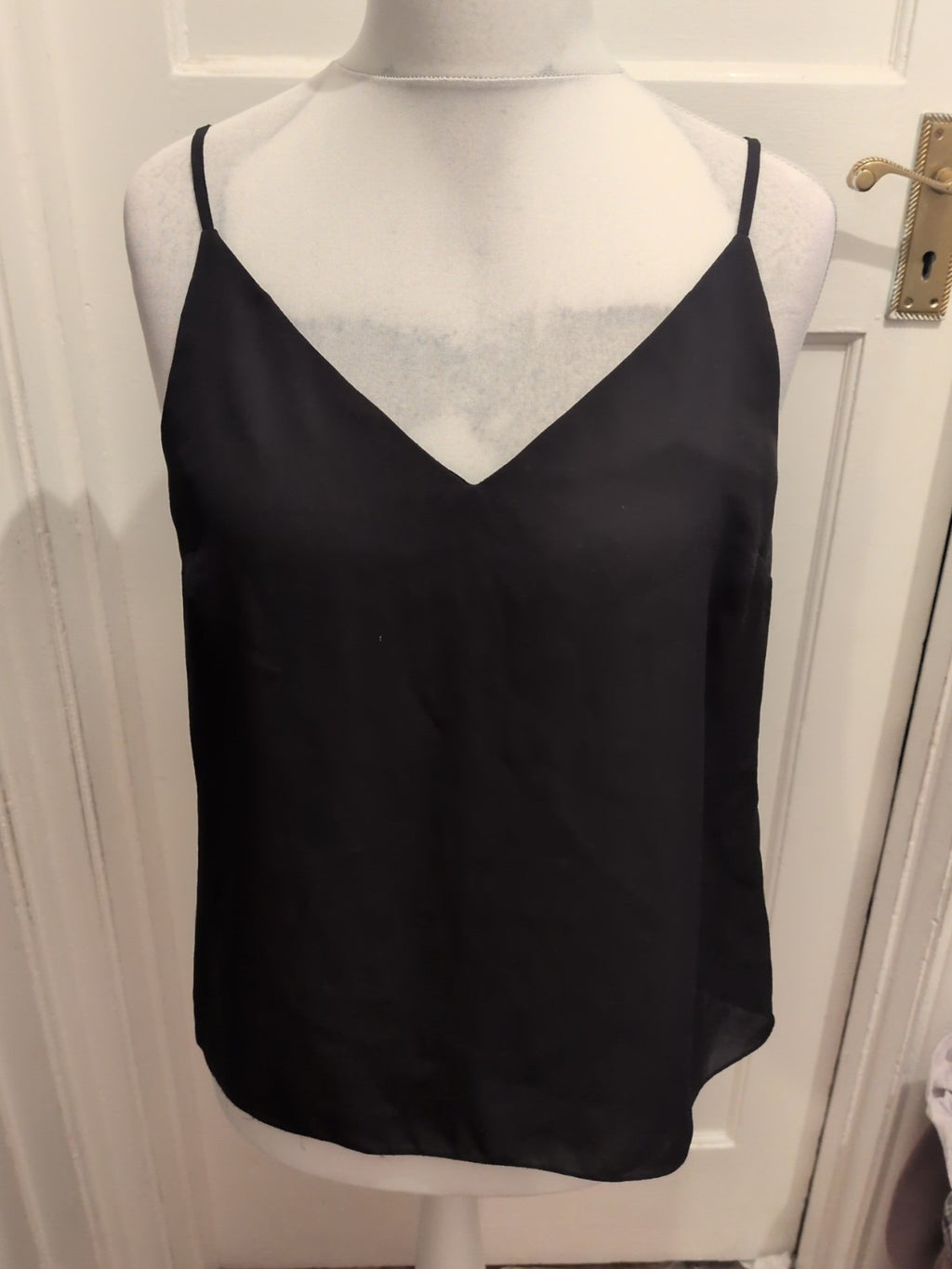 Primark 14 Black V Neck Cami