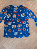 Paw Patrol 4-5 Years Blue Long Sleeve Pyjama Top
