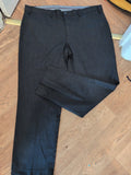 40x29 Navy Marks And Spencer Reg Fit Trousers Smart