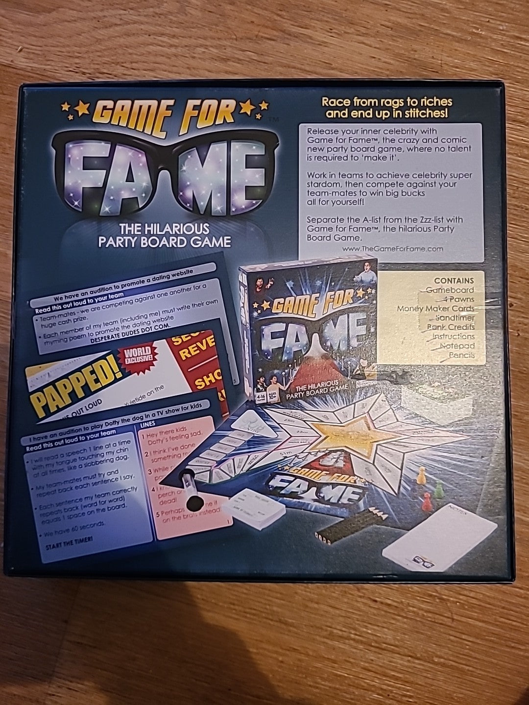 Game for Fame Board Game Complete Excellent Condition